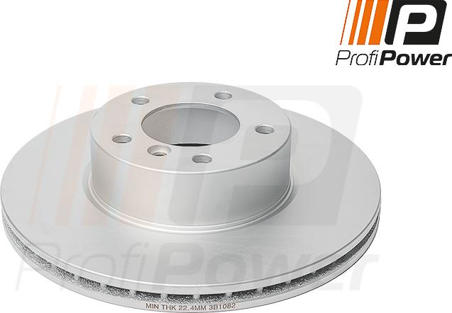 ProfiPower 3B1082 - Тормозной диск autospares.lv