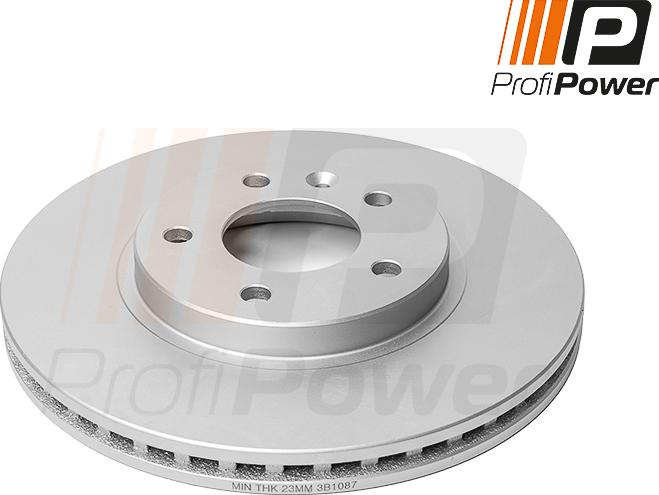 ProfiPower 3B1087 - Тормозной диск autospares.lv