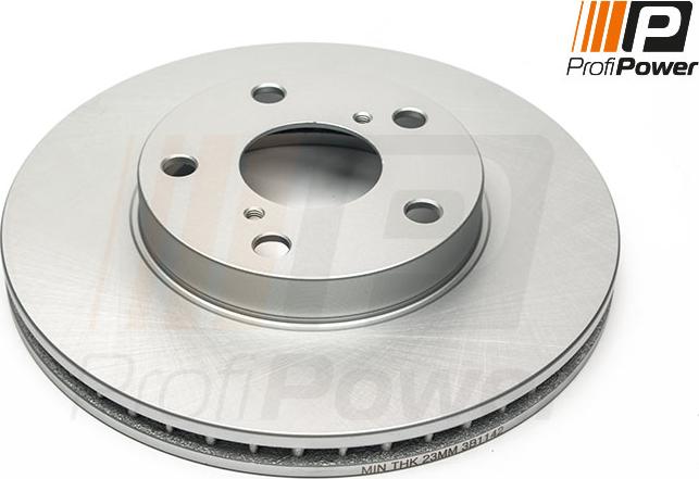 ProfiPower 3B1142 - Тормозной диск autospares.lv