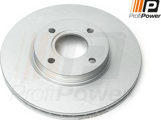 ProfiPower 3B1208 - Тормозной диск autospares.lv