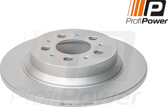 ProfiPower 3B2035 - Тормозной диск autospares.lv