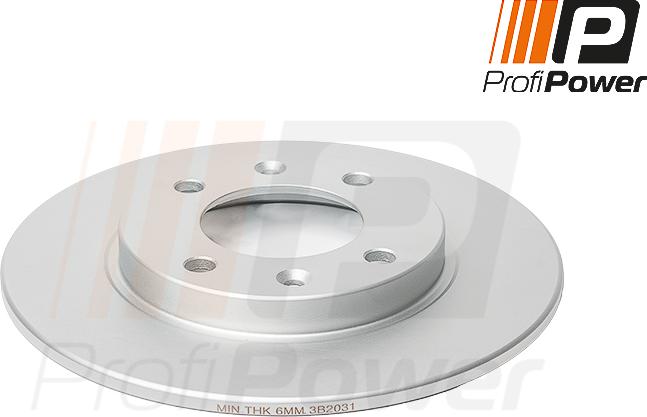 ProfiPower 3B2031 - Тормозной диск autospares.lv