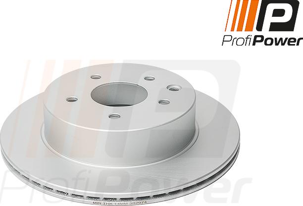 ProfiPower 3B2074 - Тормозной диск autospares.lv