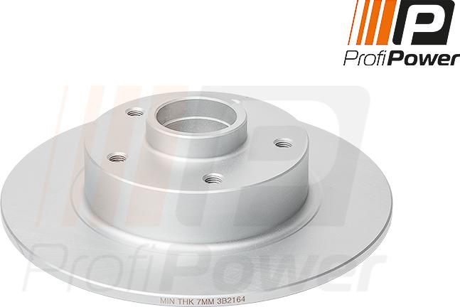 ProfiPower 3B2164 - Тормозной диск autospares.lv