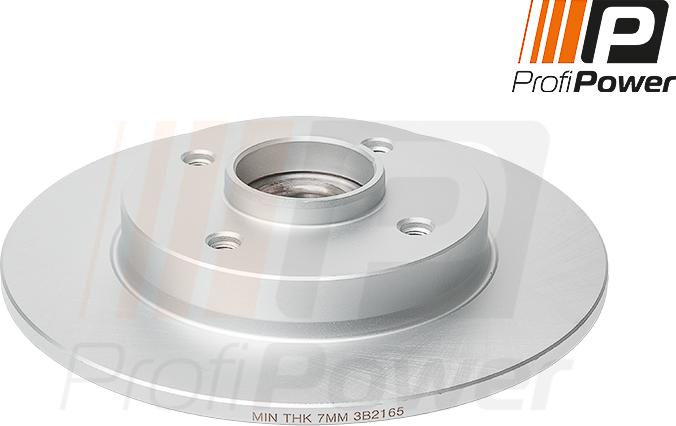 ProfiPower 3B2165 - Тормозной диск autospares.lv