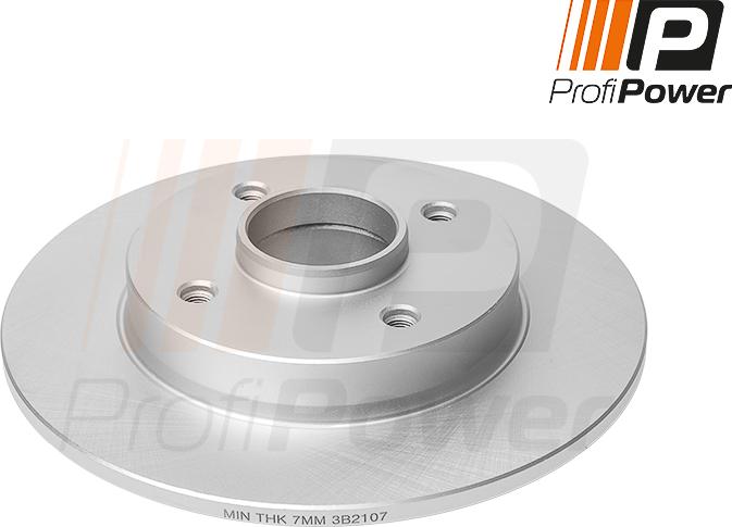 ProfiPower 3B2107 - Тормозной диск autospares.lv