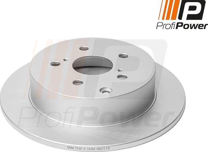 ProfiPower 3B2119 - Тормозной диск autospares.lv