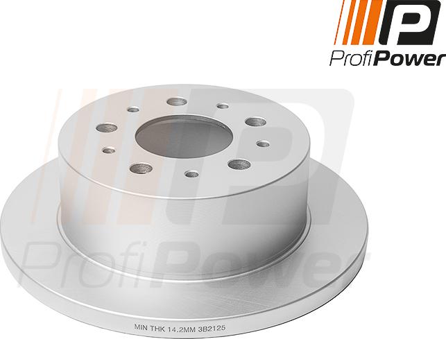 ProfiPower 3B2125 - Тормозной диск autospares.lv