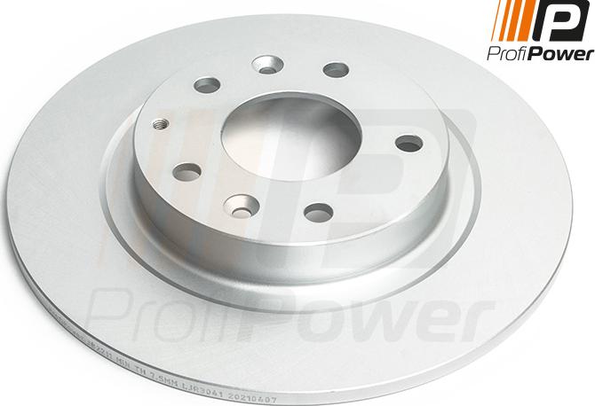 ProfiPower 3B2211 - Тормозной диск autospares.lv