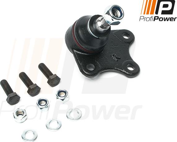 ProfiPower 2S0015R - Шаровая опора, несущий / направляющий шарнир autospares.lv