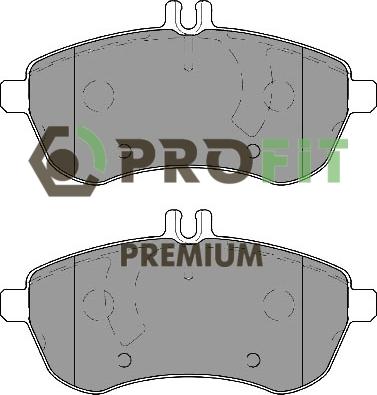 Profit 5005-4199 - Тормозные колодки, дисковые, комплект autospares.lv