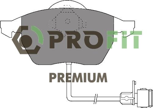 Profit 5005-0590 - Тормозные колодки, дисковые, комплект autospares.lv