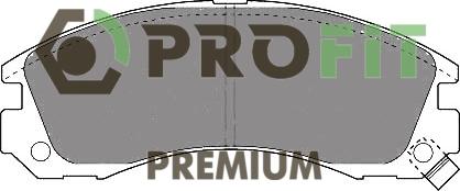 Profit 5005-0765 - Тормозные колодки, дисковые, комплект autospares.lv