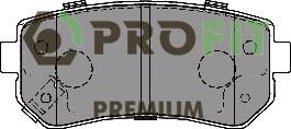 Profit 5005-1956 - Тормозные колодки, дисковые, комплект autospares.lv