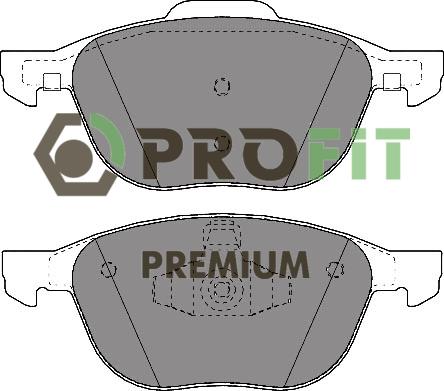 Profit 5005-1594 - Тормозные колодки, дисковые, комплект autospares.lv