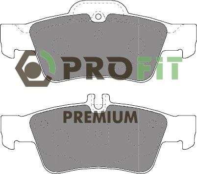 Profit 5005-1526 - Тормозные колодки, дисковые, комплект autospares.lv