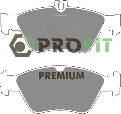 Profit 5005-1049 - Тормозные колодки, дисковые, комплект autospares.lv