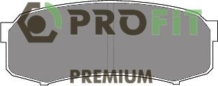 Profit 5005-1021 - Тормозные колодки, дисковые, комплект autospares.lv