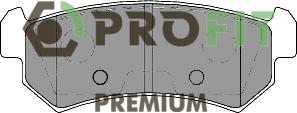 Profit 5005-1889 - Тормозные колодки, дисковые, комплект autospares.lv