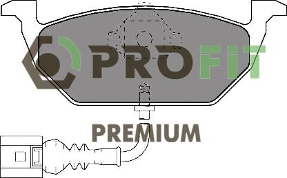 Profit 5005-1398 - Тормозные колодки, дисковые, комплект autospares.lv