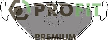 Profit 5005-1301 - Тормозные колодки, дисковые, комплект autospares.lv