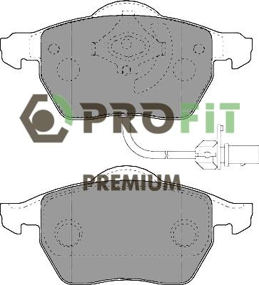 Profit 5005-1717 - Тормозные колодки, дисковые, комплект autospares.lv