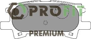 Profit 5005-1731 - Тормозные колодки, дисковые, комплект autospares.lv