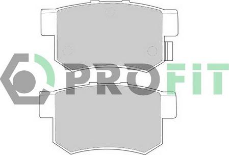 Profit 5000-0956 - Тормозные колодки, дисковые, комплект autospares.lv