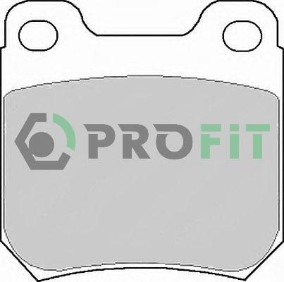 Profit 5000-0973 C - Тормозные колодки, дисковые, комплект autospares.lv