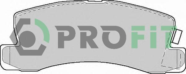 Profit 5000-0478 - Тормозные колодки, дисковые, комплект autospares.lv