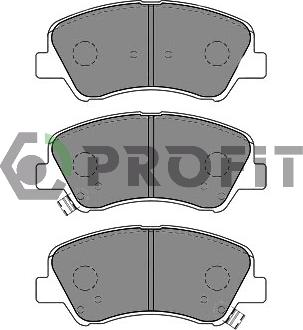 Profit 5000-0625 - Тормозные колодки, дисковые, комплект autospares.lv