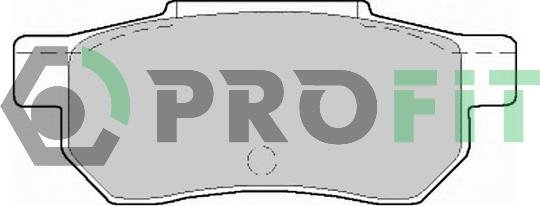 Profit 5000-0621 - Тормозные колодки, дисковые, комплект autospares.lv