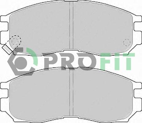 Profit 5000-0764 - Тормозные колодки, дисковые, комплект autospares.lv