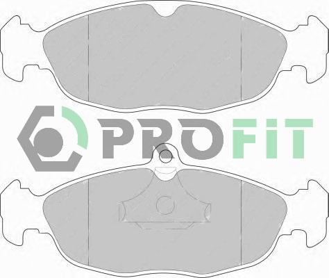 Profit 5000-0732 - Тормозные колодки, дисковые, комплект autospares.lv