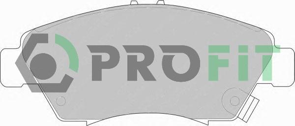 Profit 5000-0776 - Тормозные колодки, дисковые, комплект autospares.lv