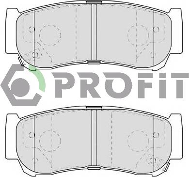 Profit 5000-1910 - Тормозные колодки, дисковые, комплект autospares.lv