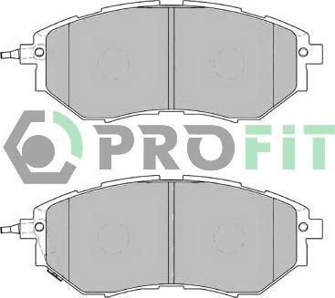 Profit 5000-1984 C - Тормозные колодки, дисковые, комплект autospares.lv