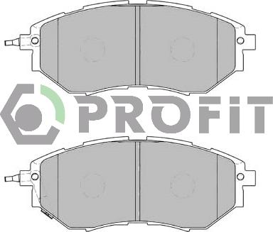 Profit 5000-1984 - Тормозные колодки, дисковые, комплект autospares.lv