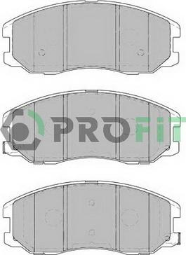 Profit 5000-1934 - Тормозные колодки, дисковые, комплект autospares.lv