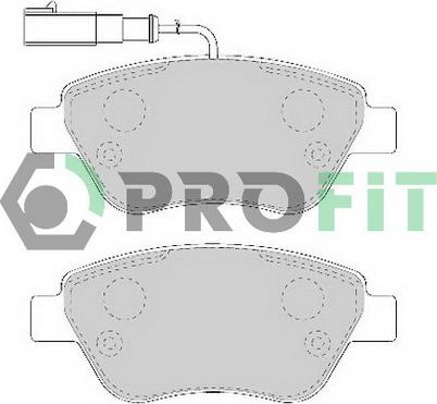 Profit 5000-1466 - Тормозные колодки, дисковые, комплект autospares.lv