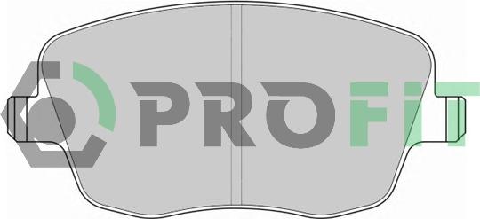 Profit 5000-1419 - Тормозные колодки, дисковые, комплект autospares.lv