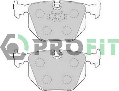 Profit 5000-1483 - Тормозные колодки, дисковые, комплект autospares.lv