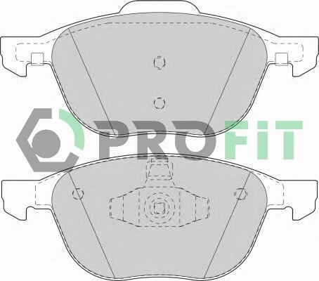 Profit 5000-1594 C - Тормозные колодки, дисковые, комплект autospares.lv