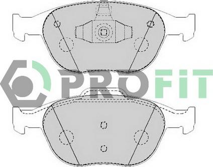 Profit 5000-1568 - Тормозные колодки, дисковые, комплект autospares.lv