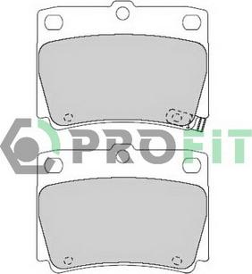 Profit 5000-1570 - Тормозные колодки, дисковые, комплект autospares.lv