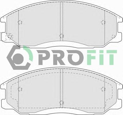 Profit 5000-1605 C - Тормозные колодки, дисковые, комплект autospares.lv