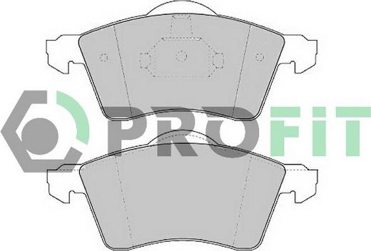 Profit 5000-1163 C - Тормозные колодки, дисковые, комплект autospares.lv