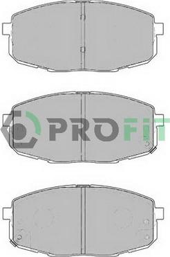 Profit 5000-1869 - Тормозные колодки, дисковые, комплект autospares.lv