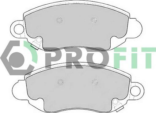 Profit 5000-1881 - Тормозные колодки, дисковые, комплект autospares.lv