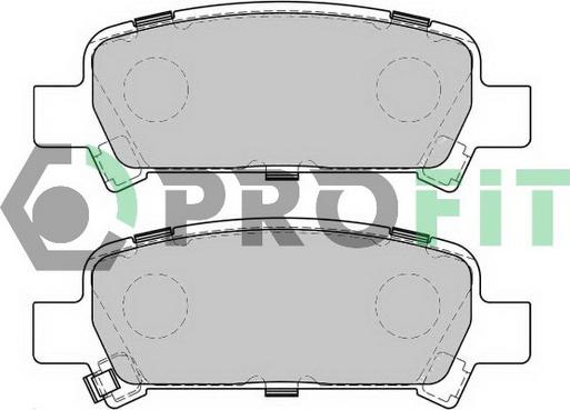 Profit 5000-1333 C - Тормозные колодки, дисковые, комплект autospares.lv